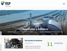 Tablet Screenshot of egf.pt